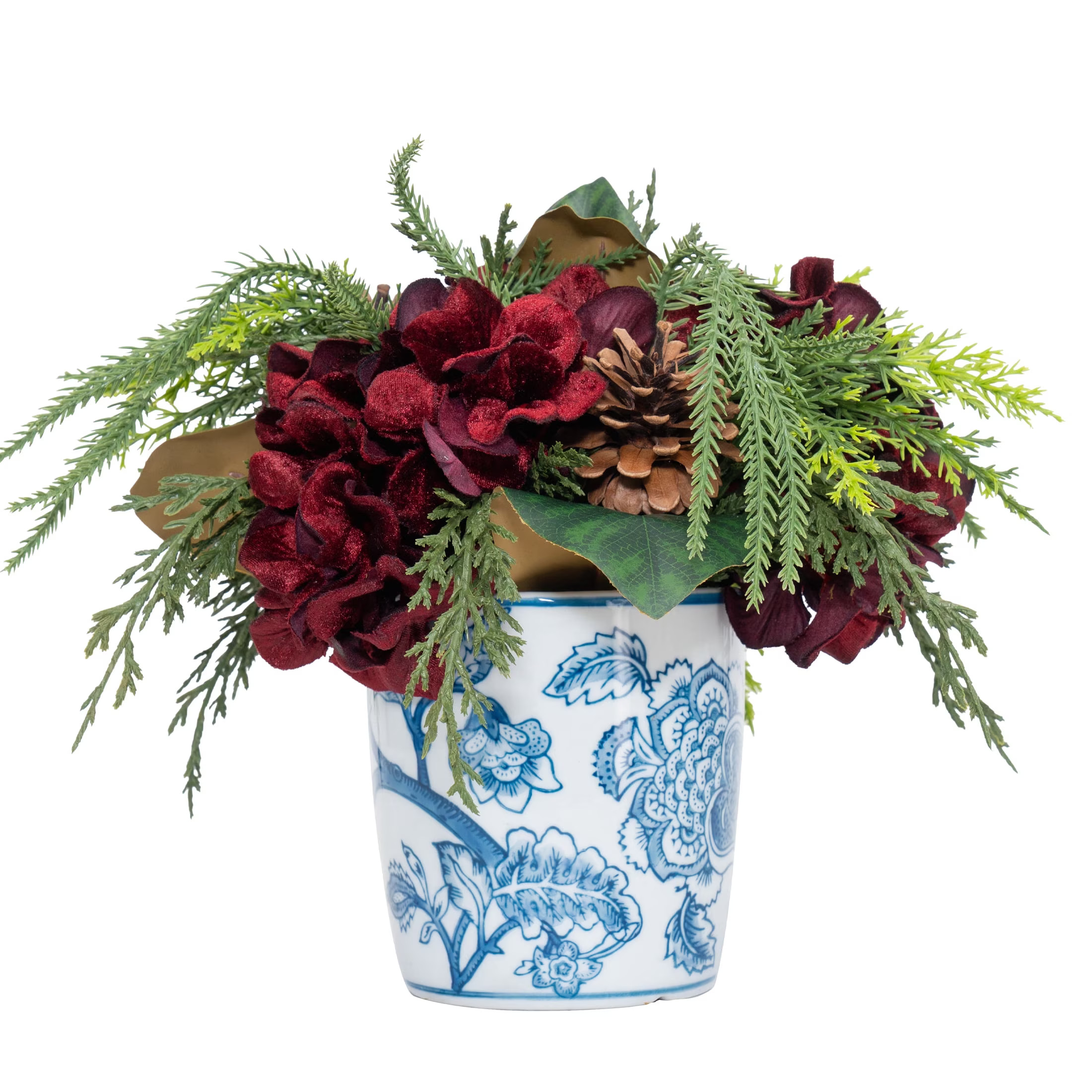 My Texas House Christmas Arrangement in Ceramic Pot, Multicolor, 11" | Walmart (US)