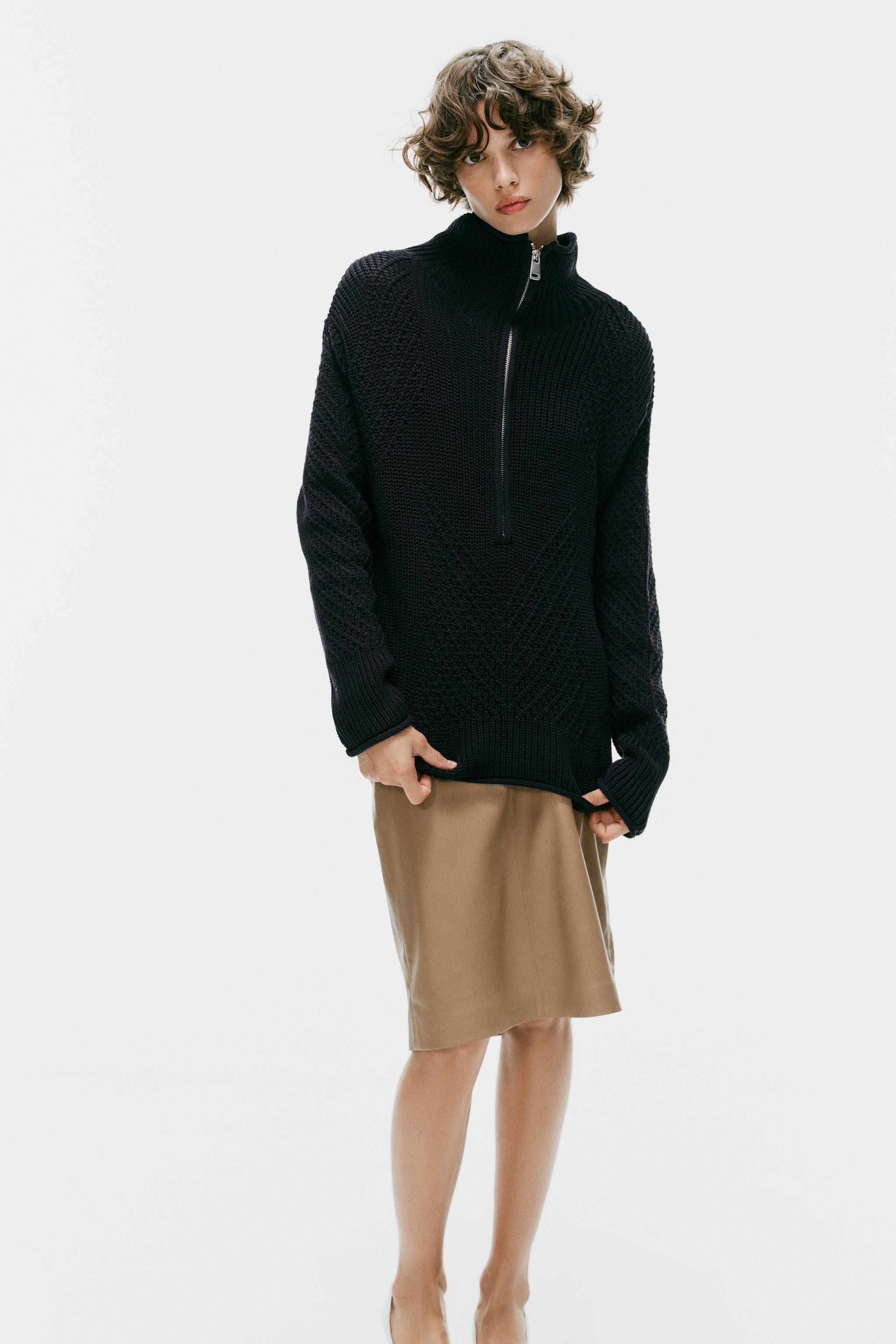 PULL EN MAILLE STRUCTUR\u00c9 | Zara US