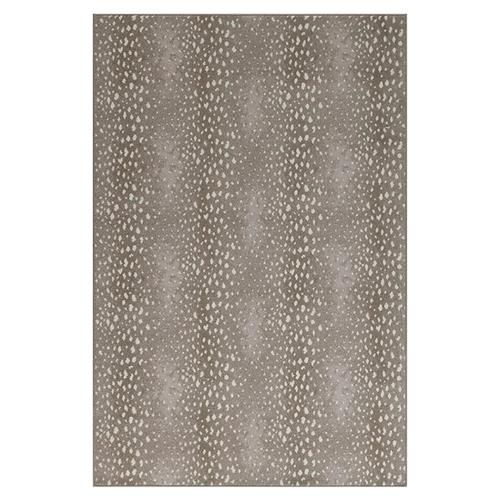 Open Box STARK Deerfield Modern Silver Animal Patterned Rug - 9'10"x13'1" | Kathy Kuo Home