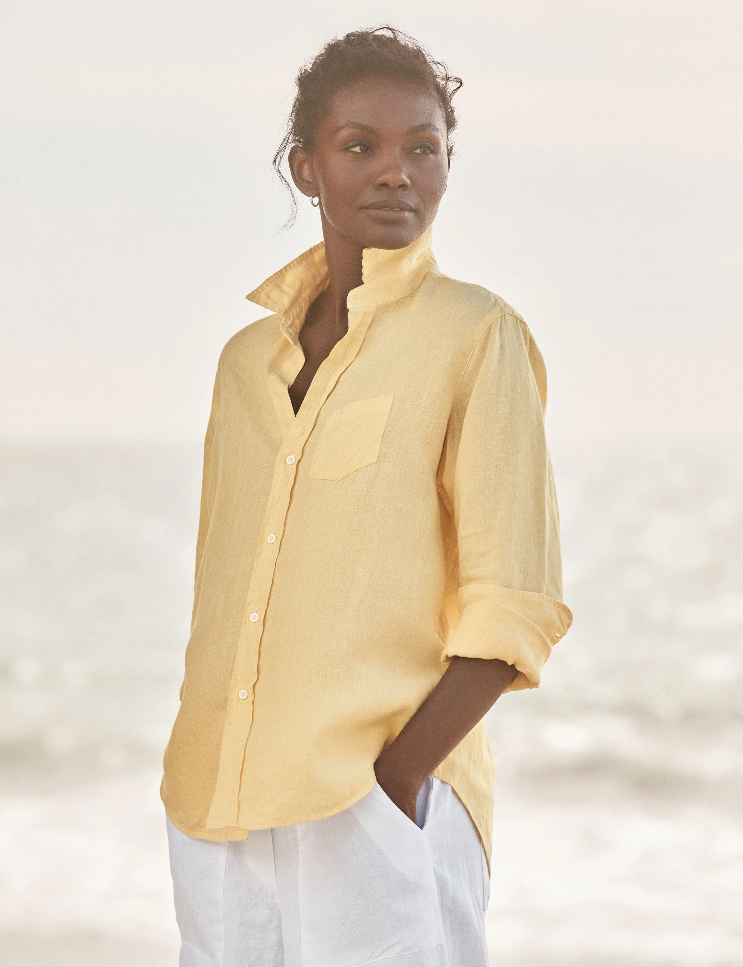 EILEEN Sunshine, Washed Linen | Frank & Eileen