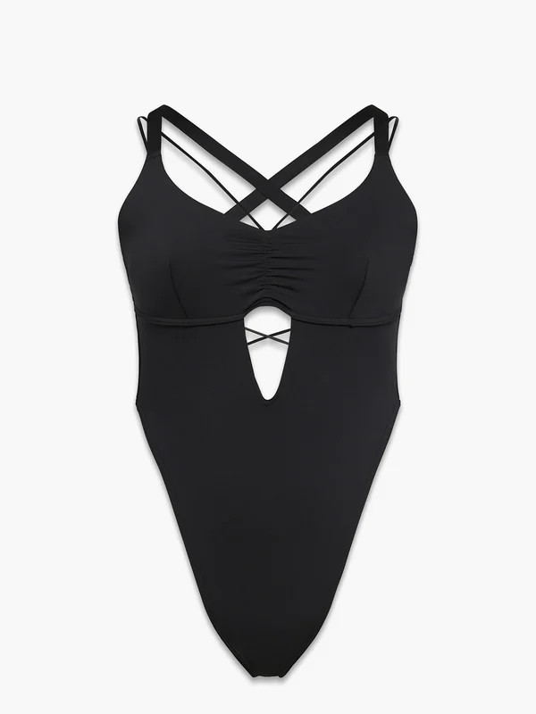 Curve Alert Bodysuit in Black | SAVAGE X FENTY Netherlands | Savage X Fenty EU