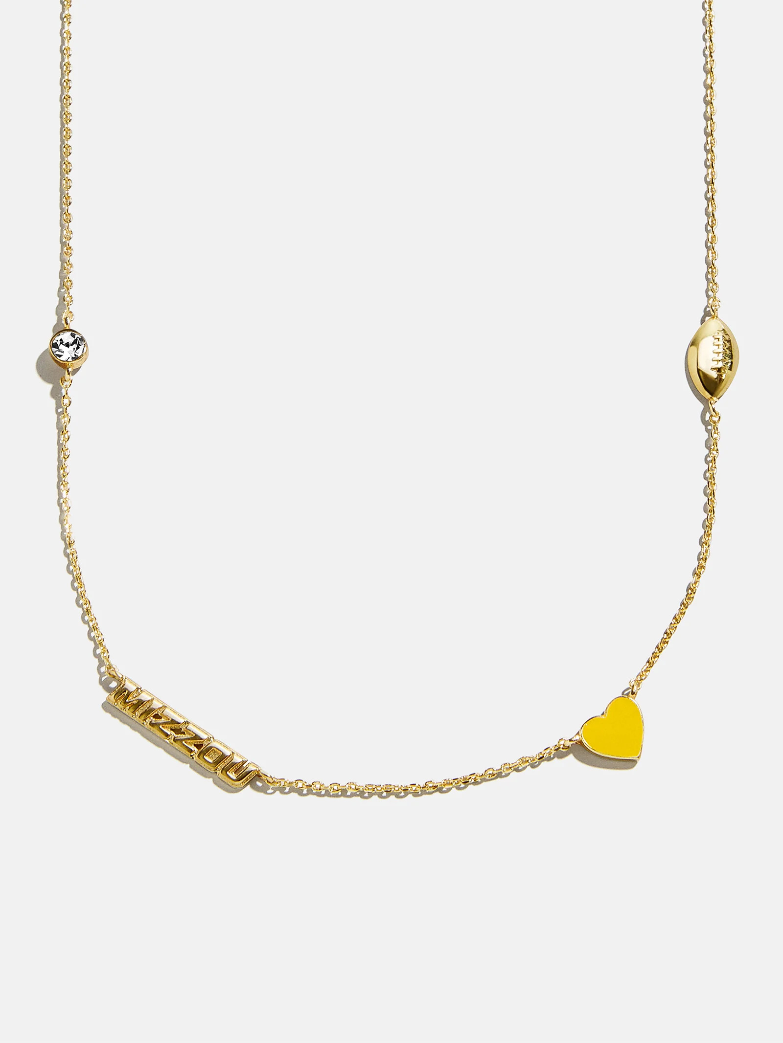 University of Missouri Spaced Charm Necklace - University of Missouri | BaubleBar