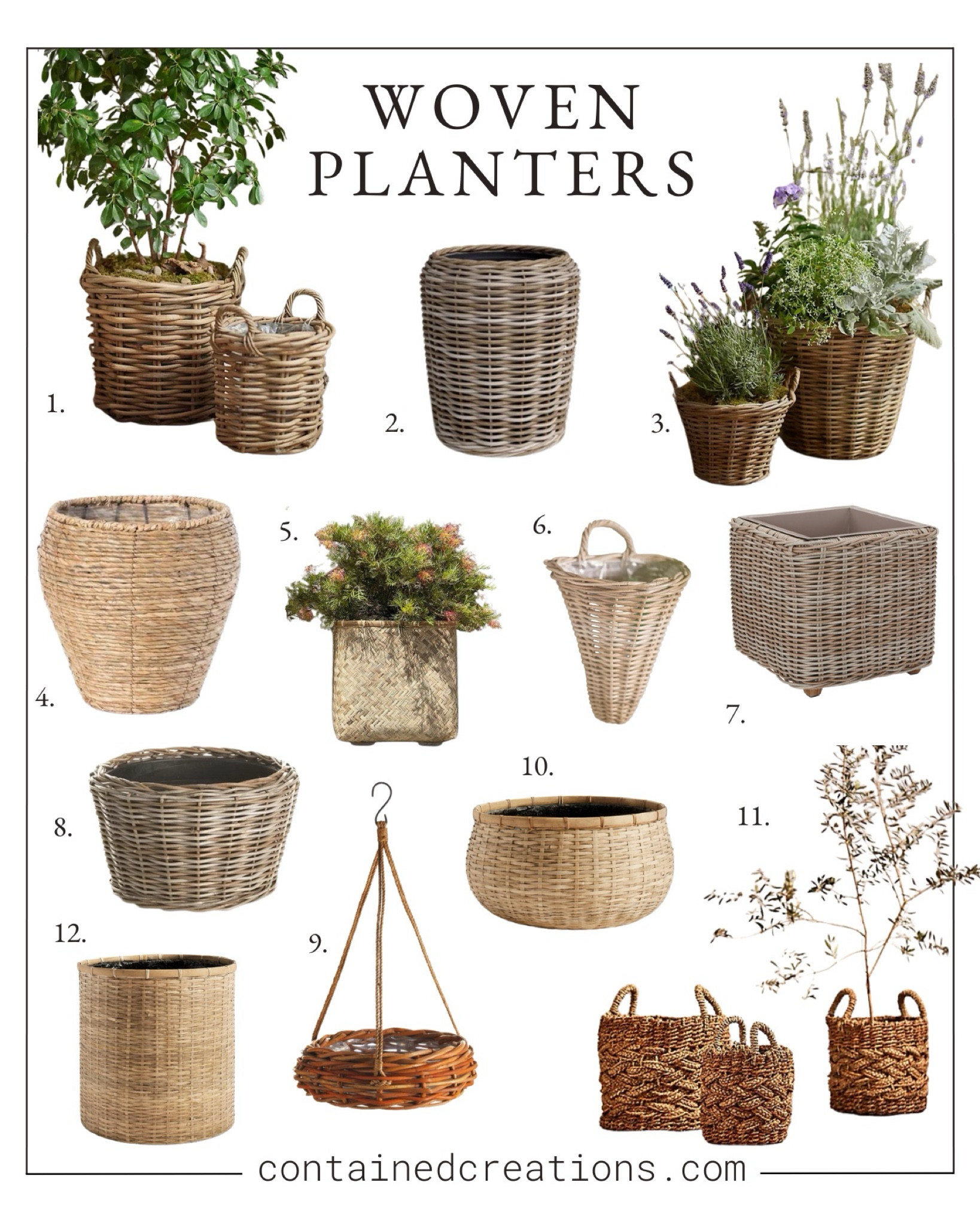 Easy trick to elevate the look of any houseplant or shrub for indoor or protected outdoor use! 🤓Pro tip: place a plastic saucer inside the basket, beneath your plant.

#LTKStyleTip #LTKHome #LTKSeasonal