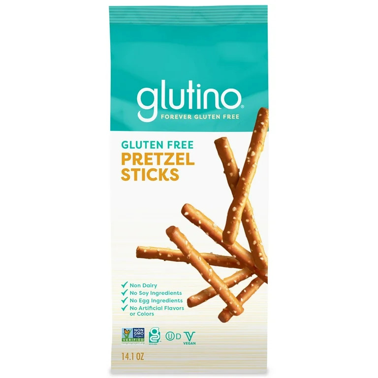 Glutino Gluten Free Pretzel Sticks, Gluten Free Snacks, 14.1 oz | Walmart (US)