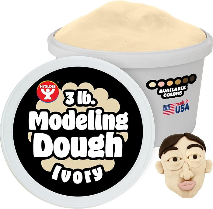 Hygloss Play Modeling Dough for Kids – Multicultural Skin Tones – Safe & Non-Toxic Sensory Do... | Amazon (US)