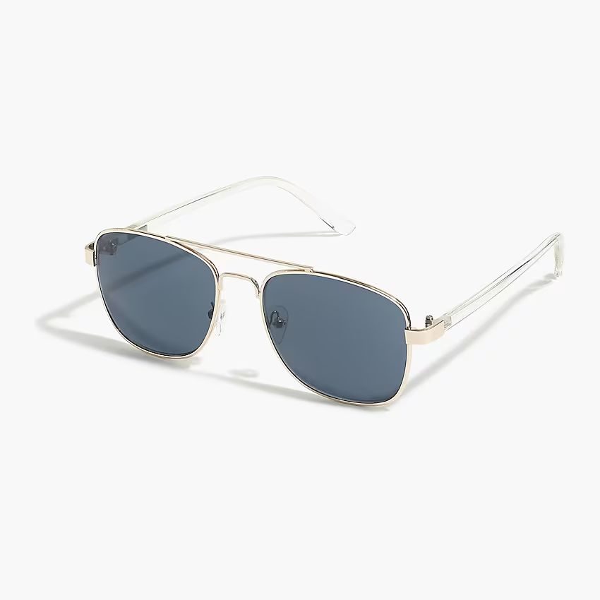 Square-frame aviator sunglasses | J.Crew Factory