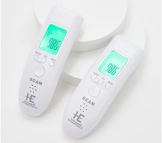 Set of 2 No-Touch Infrared Thermometers | QVC