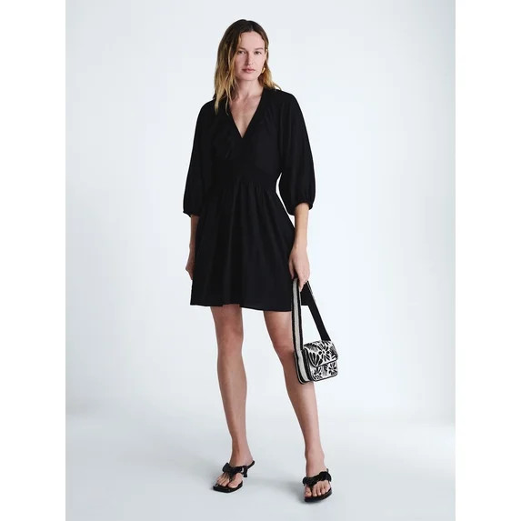 Scoop Women's and Women's Plus Mini Raglan Dress, Sizes XS-4X | Walmart (US)
