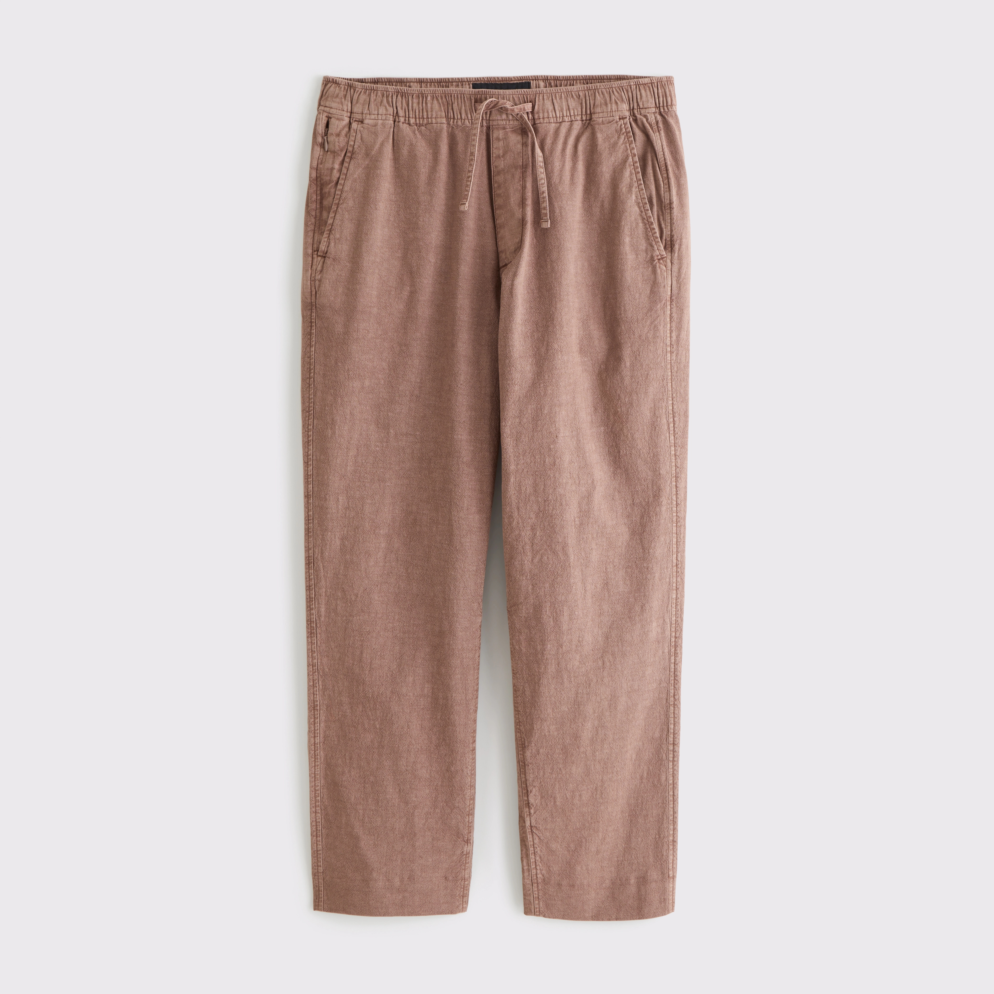 Loose Linen-Blend Pull-On Pant | Abercrombie & Fitch (US)