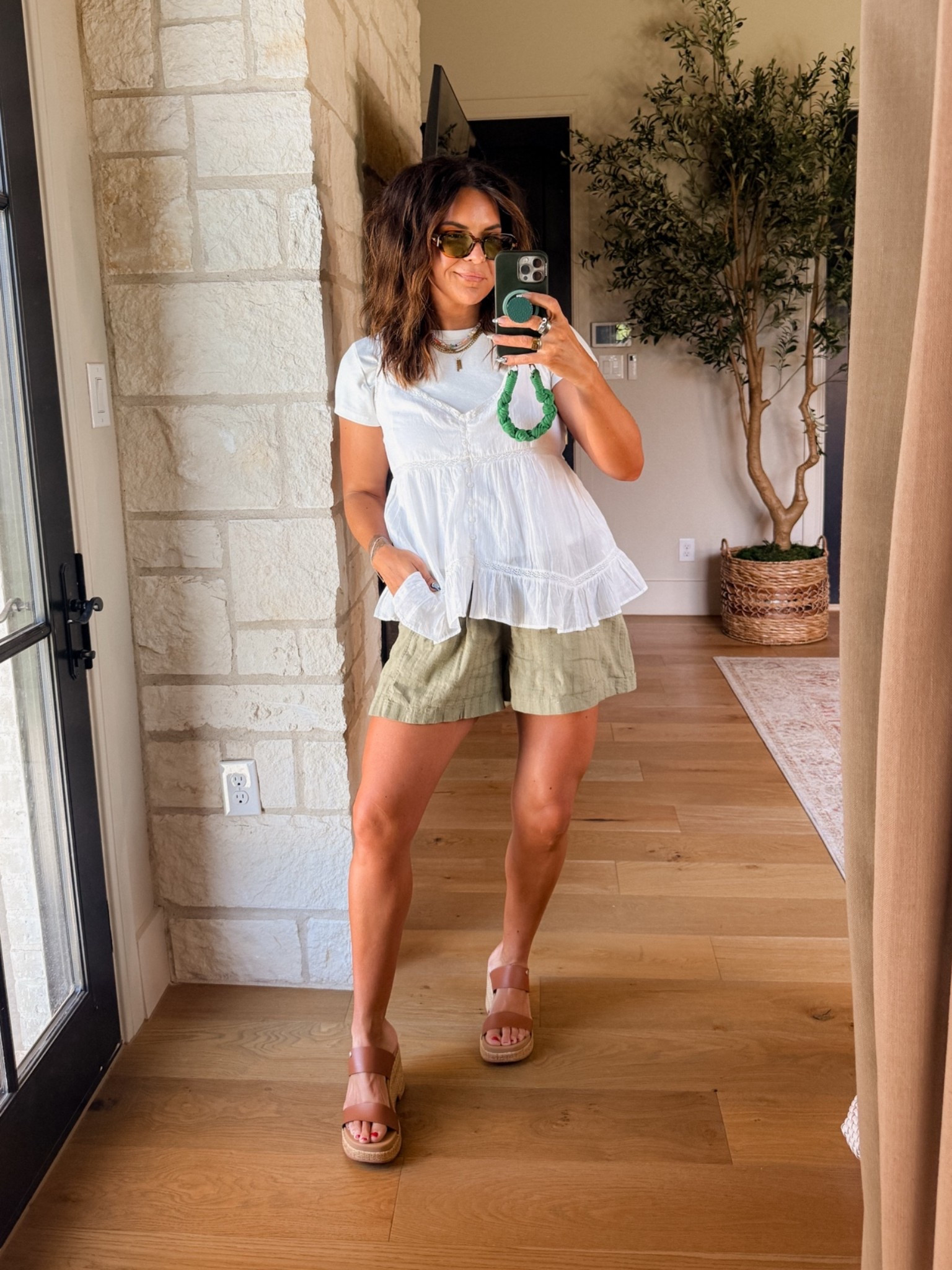 Entire outfits is on SALE!
Wedges are a MUST (get your true size)

#LTKootd #LTKOver40 #LTKMidsize