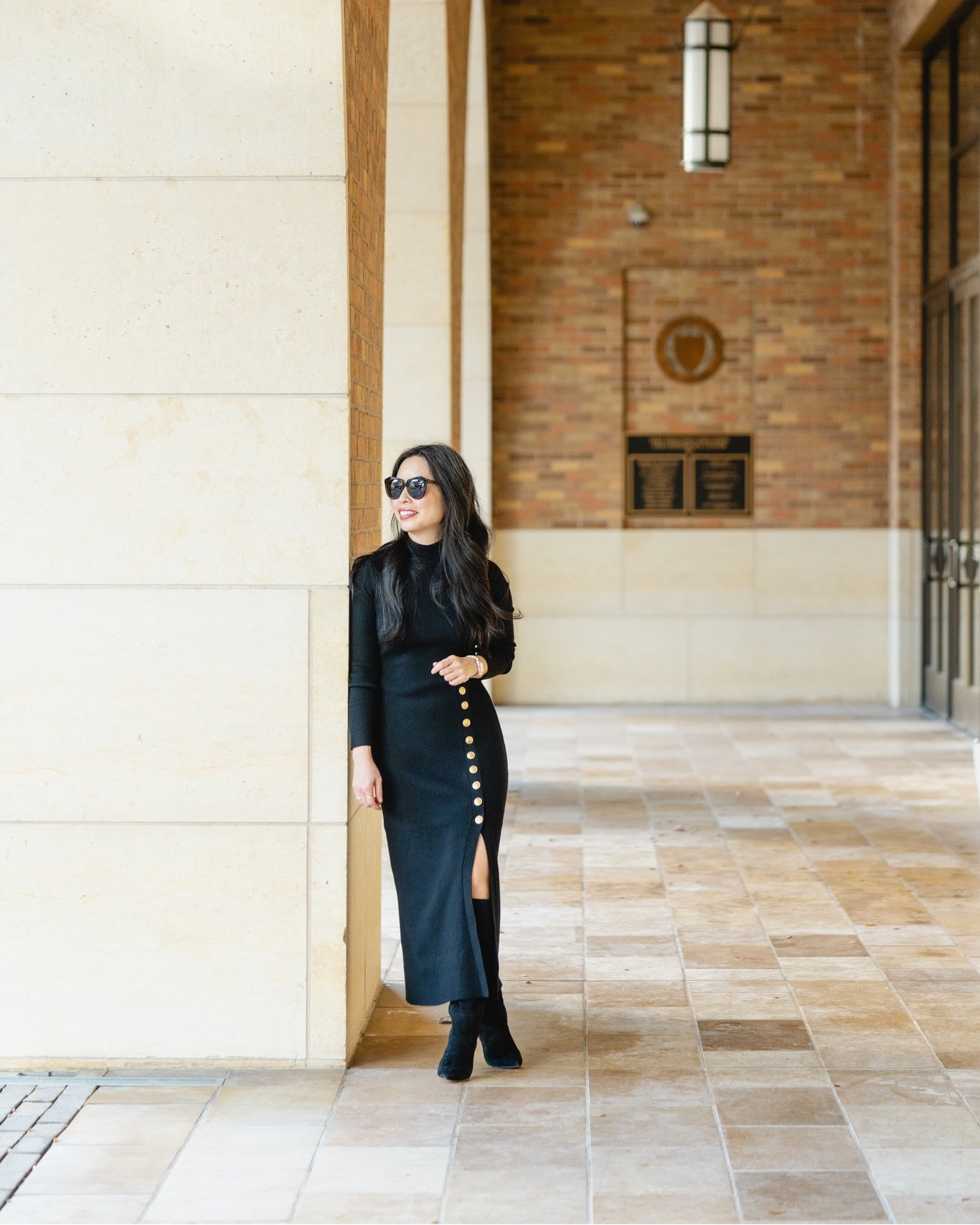 #comingsoon the sézane harper dress! the gold buttons are 🔥 sized down to an XS and the length is perfect on my 5’2” height 💯 #gifted 📸: @janeyunphoto {12.21.24}

#LTKSeasonal #LTKOver40