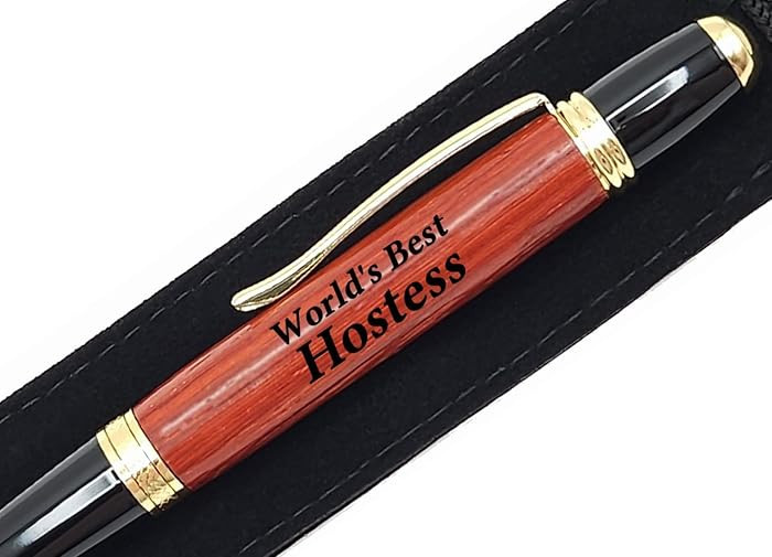 Gift For Hostess World's Best Hostess Present Engraved Pen | Amazon (US)