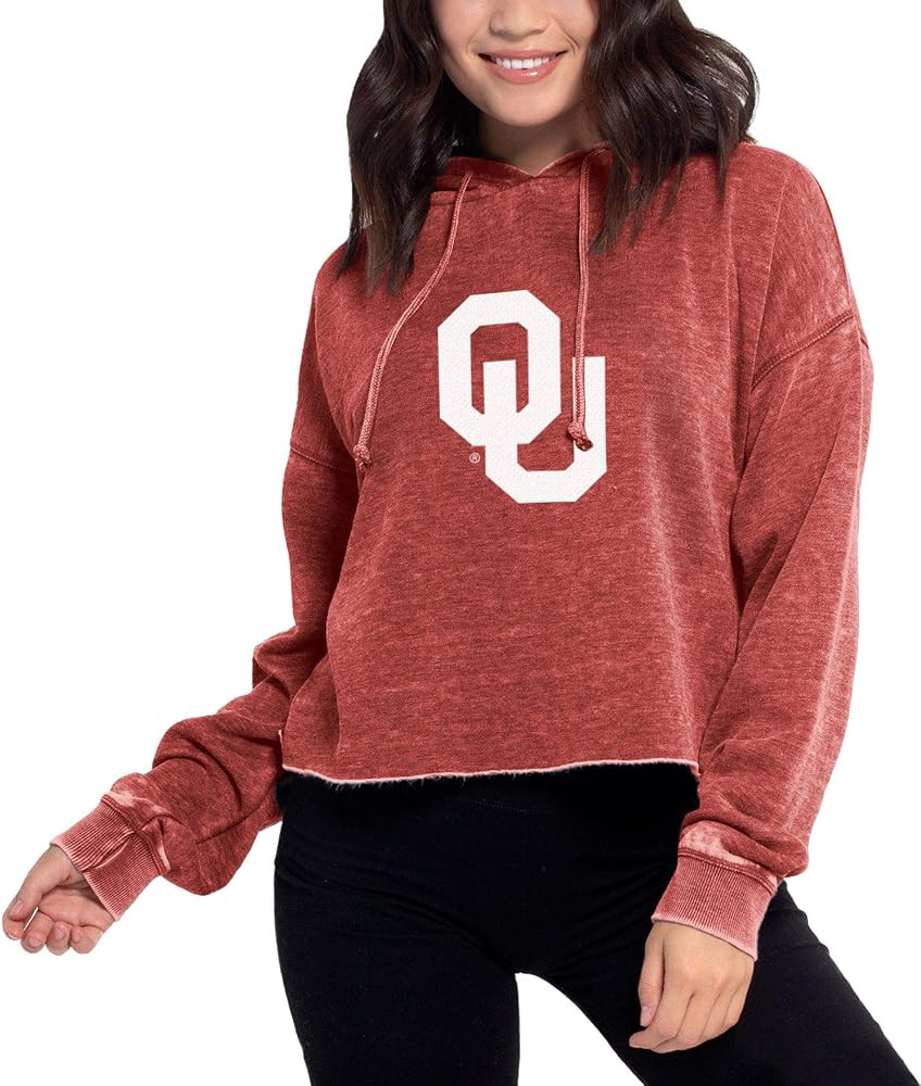 chicka-d NCAA womens Campus Cropped Hoodie | Amazon (US)