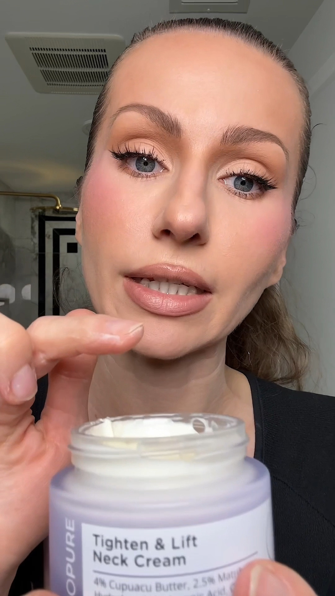 Neck skin is thinner, loses elasticity faster, and shows lines sooner  which is why I’ve been loving this formula. It hydrates, smooths, and helps my neck look smoother and more lifted every day. 

#LTKBeauty