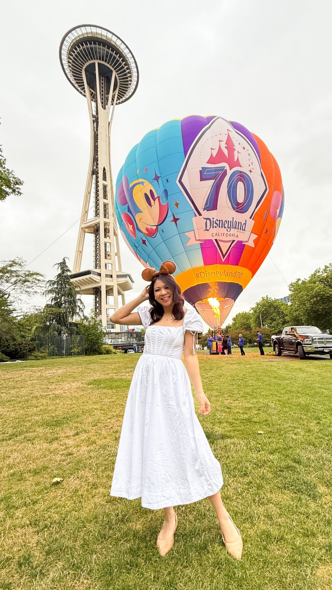 Wearing a corset white dress that’s under $100 at the Disneyland 70th anniversary hot air balloon tour!

#LTKFindsUnder100 #LTKSummerEdit #LTKStyleTip