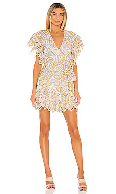 MINKPINK Whilma Wrap Mini Dress in Multi from Revolve.com | Revolve Clothing (Global)