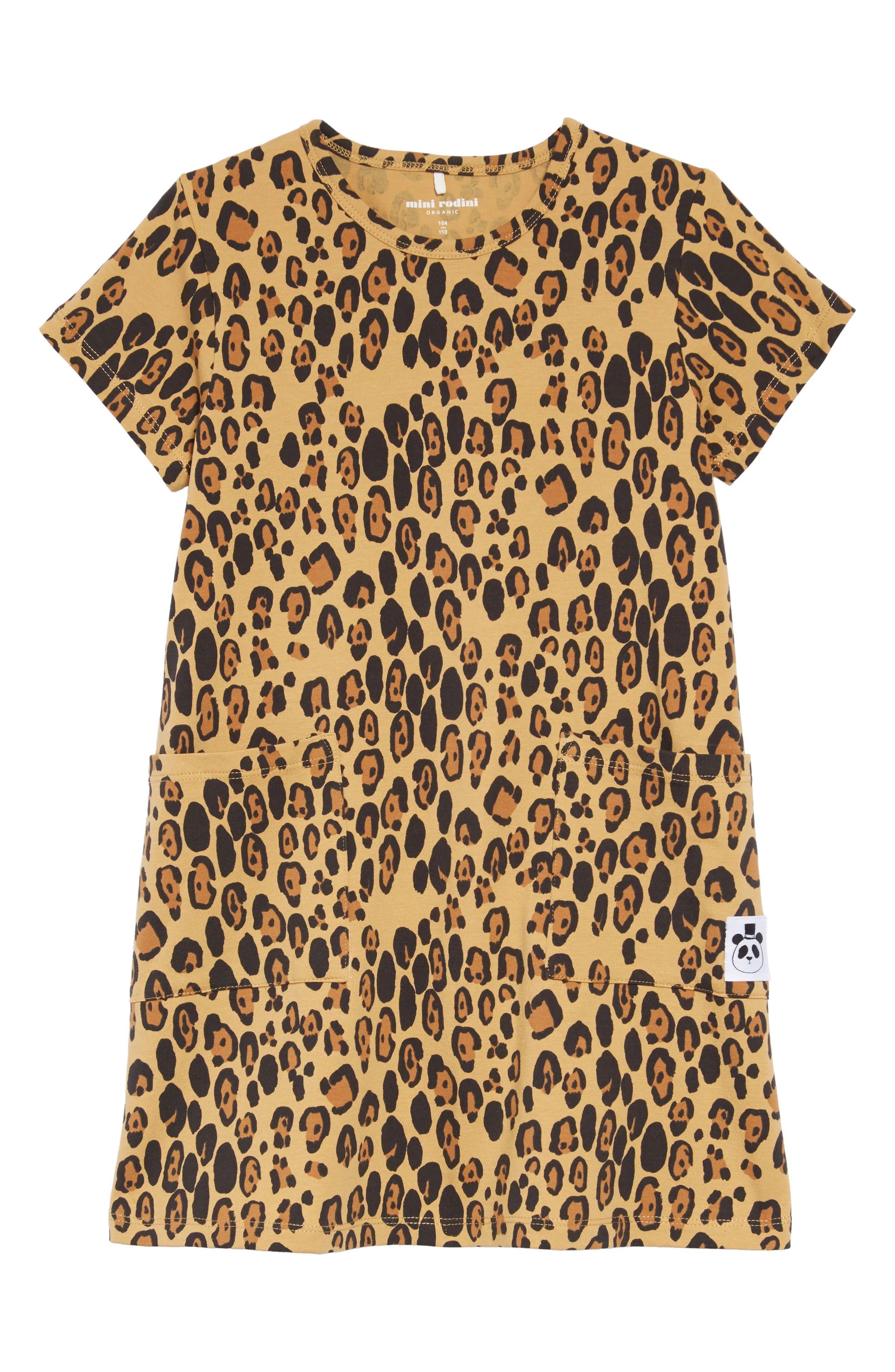 Mini Rodini Leopard Dress (Toddler Girls & Little Girls) | Nordstrom