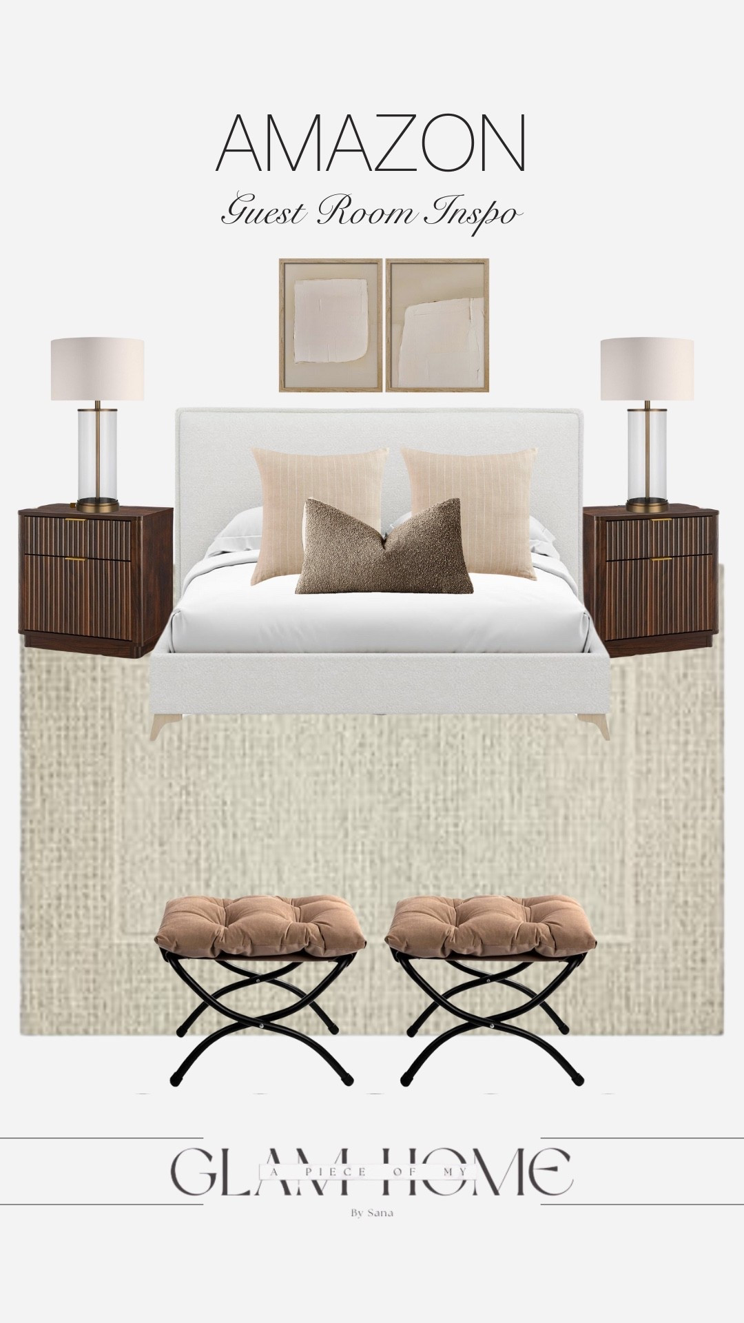 Cozy and neutral guest bedroom inspo from Amazon! 

#LTKHome #LTKStyleTip #LTKFindsUnder100