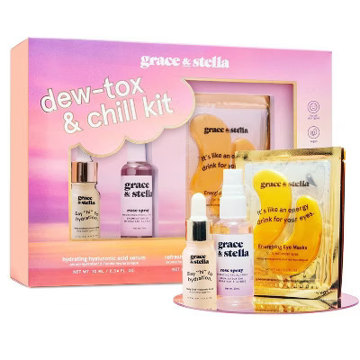 Grace & Stella Dew-tox & Chill Skincare Gift Set - 7pc | Target