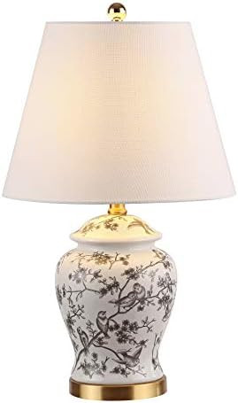 JONATHAN Y JYL3005C 22" French Country Ginger Jar Table Lamp, Gray and White Chinoiserie Ceramic ... | Amazon (US)
