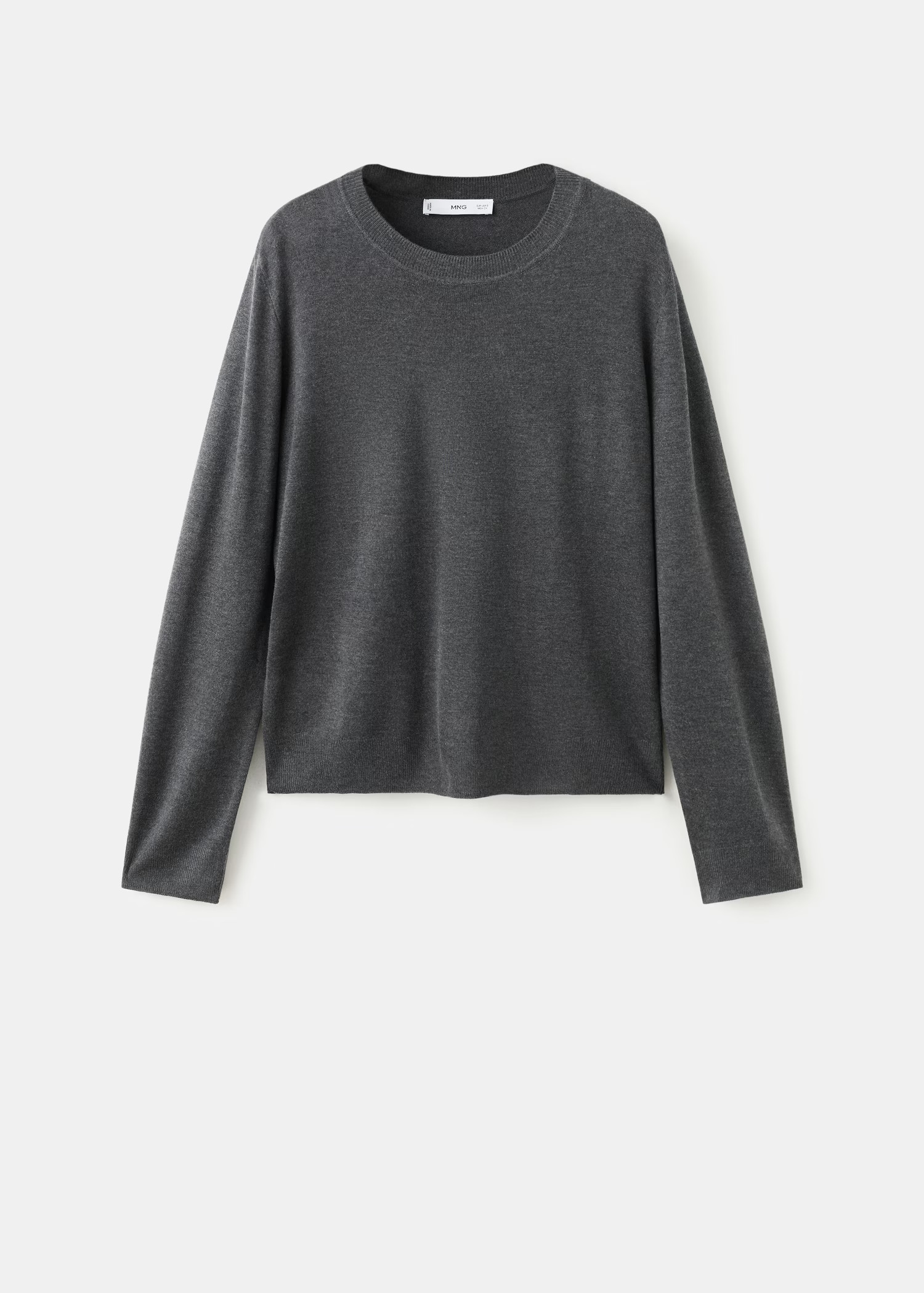 Fine-knit crew-neck sweater - Women | MANGO USA | Mango (US/MX/AU)