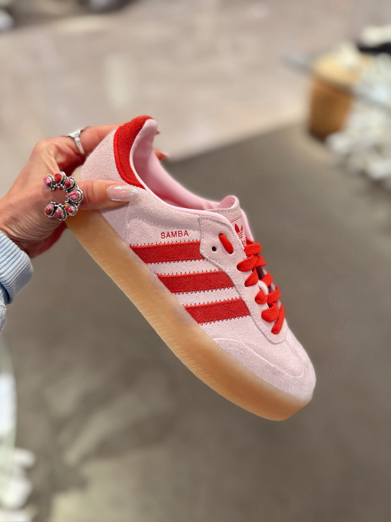 STUNNED at these trending shoes from Adidas 🌸❤️👟✨ they add the perfect, subtle pop of color to any outfit. 

#LTKShoeCrush #LTKStyleTip #LTKTravel