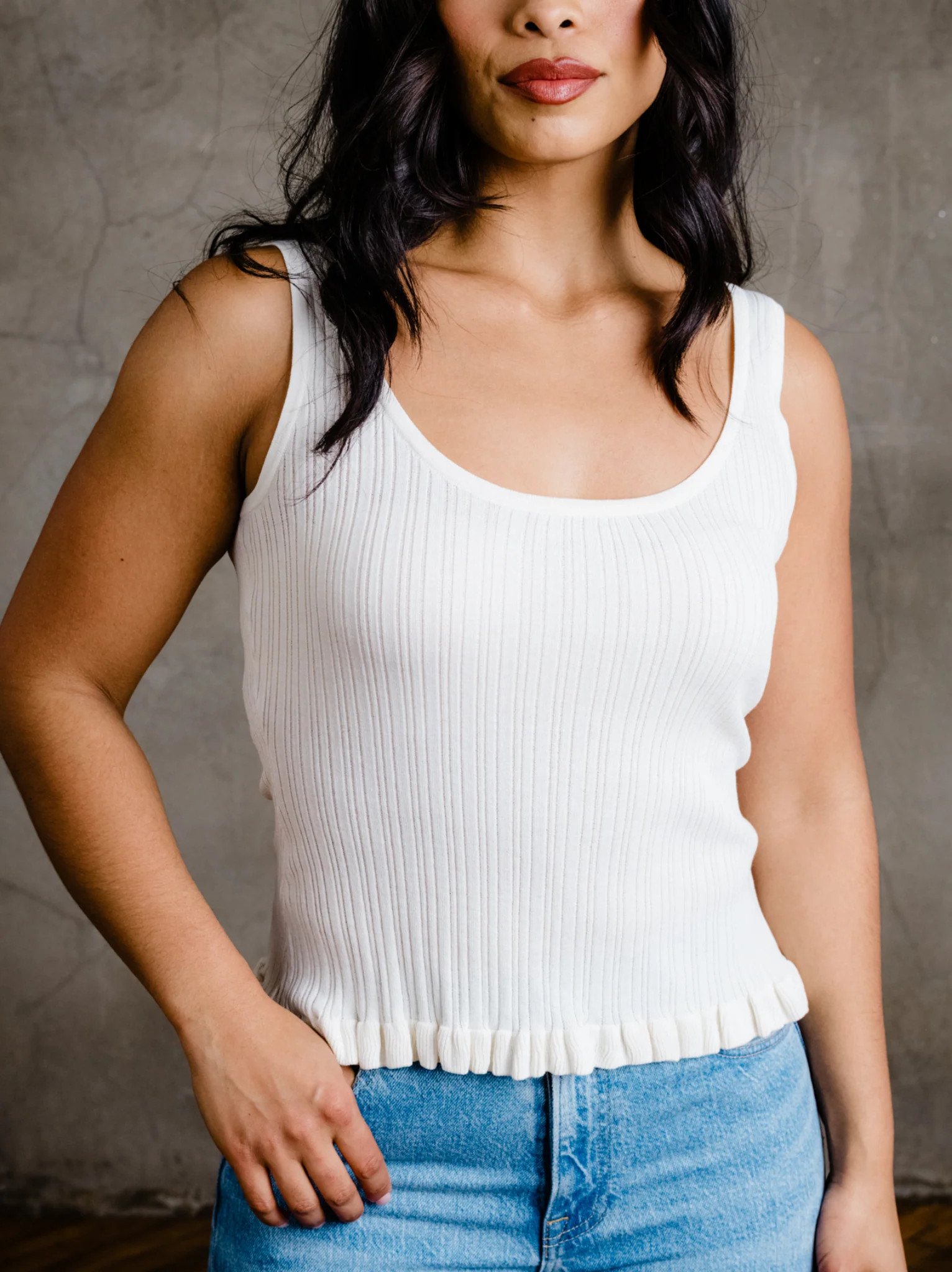 Hadley Rib-Knit Tank | ABLE Clothing