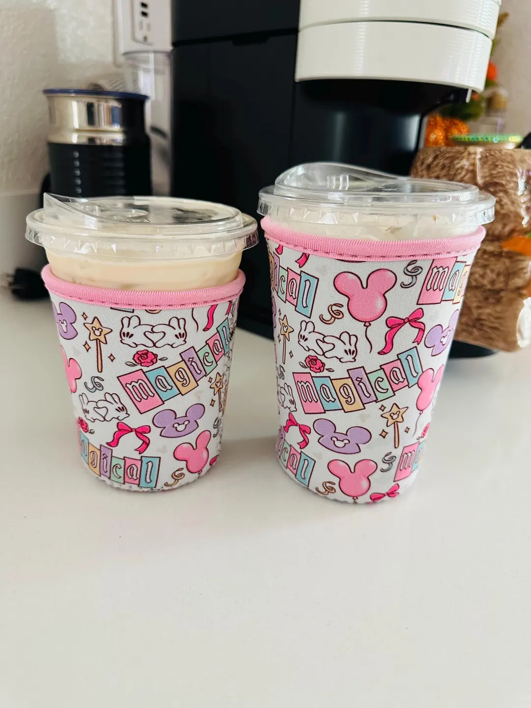 Magical Coffee Sleeve | Iced Coffee Sleeve | Disney Coffee Sleeve | Disney Coffee | Pink Theme Pa... | Etsy (US)