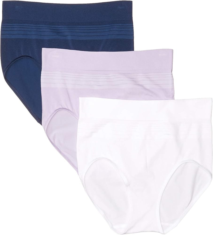 Warner's Women's Blissful Benefits Seamless Brief Panty 3 Pack | Amazon (US)