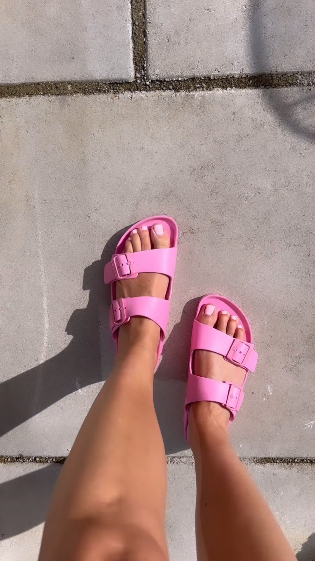 Hot pink birkenstock online sandals