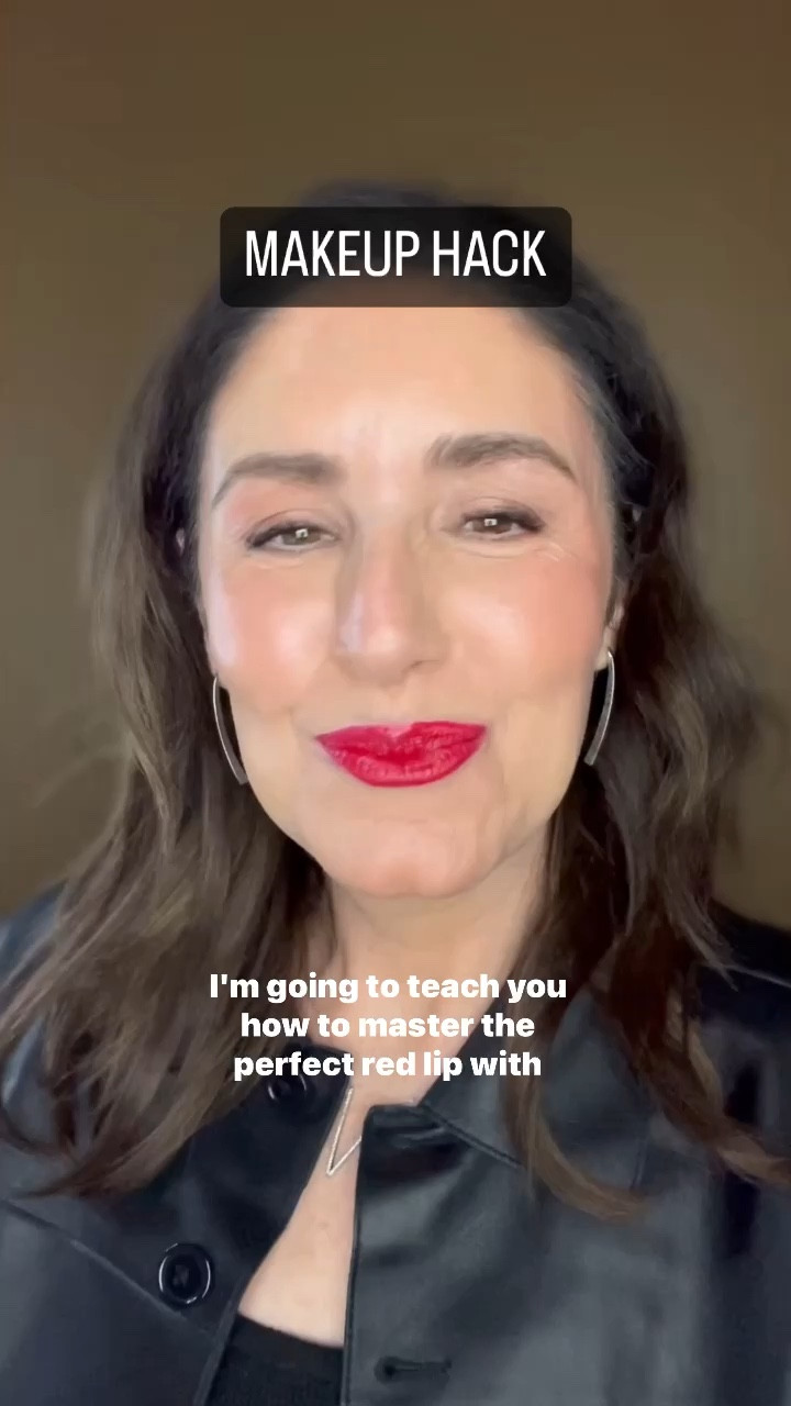 💄💋Here are my top makeup hacks for achieving the perfect red lip:

1.     Exfoliate - Start by exfoliating your lips to create a smooth canvas.

2.     Prep and Prime - Next, apply a lip primer to hydrate and prep your lips for the bold color. You can also prime with foundation or powder. This will neutralize any natural lip color and help with longer wear.

3. Line it Up: Use a lip liner in a matching red or your signature neutral-ish lip liner shade to outline your lips. This will define your lip shape and prevent the lipstick from bleeding.

4. Apply the Lipstick: Now it's time for the star of the show – the red lipstick! Apply it evenly all over your lips!

5. Clean Up with Charcoal Q-tip: To achieve a precise and clean red lip, use a charcoal-infused Q-tip to gently clean up any mistakes or smudges. These Q-tips won't leave any lint behind.

6. Conceal for Perfection: Don't skip this step! Take an angled brush and apply a tiny bit of concealer around your lips. This will help prevent the lipstick from bleeding and give you a flawless finish.

 Let's rock that red lip with confidence! 💄❤️

 
 #RedLipHacks #PerfectRedLip #ConfidenceInRed #ClassicBeauty #MakeupTipsAndTricks#LTKHoliday 

#LTKSeasonal #LTKBeauty