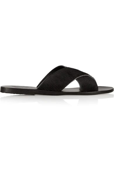 Thais calf hair sandals | NET-A-PORTER (US)