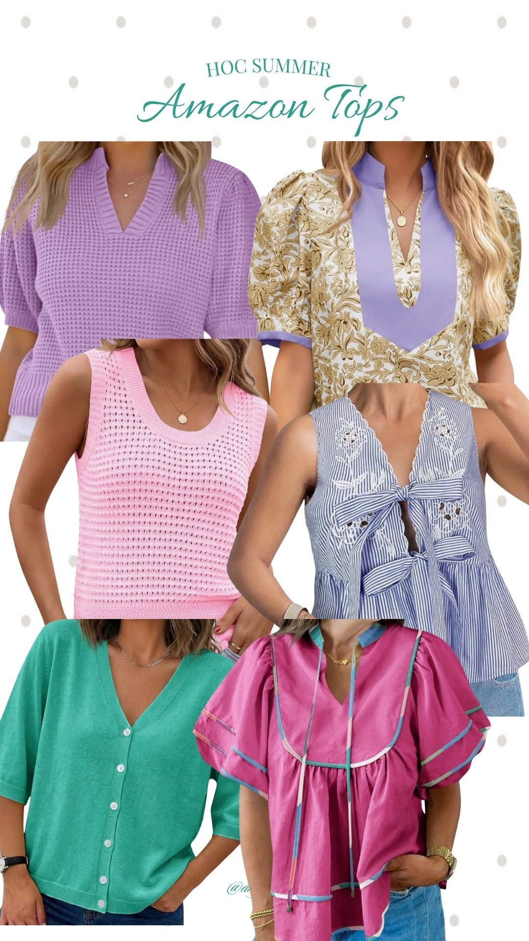 Spring Wardrobe Refresh: Amazon Tops for #HOCSummer

#LookForLess #AmazonFashion #LTKAmazon #TrendingTops 

#LTKWorkwear #LTKSeasonal