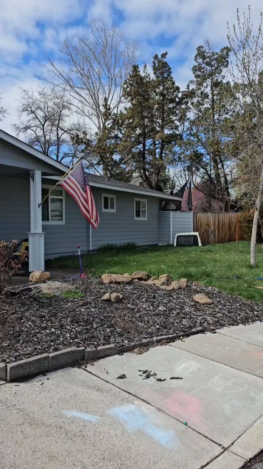 Our front yard got a MAJOR glow up! Here's everything we used for our front yard landscaping makeover - including the flagstone pavers that we used for the flagstone pathway (that was my favorite part). #pathway #flagstone #frontyard 

 #LTKSeasonal #LTKHome