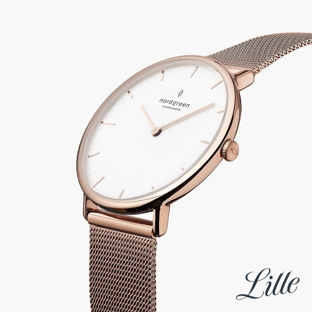 Native | White Dial - Mesh - Nordgreen Global | Nordgreen DACH