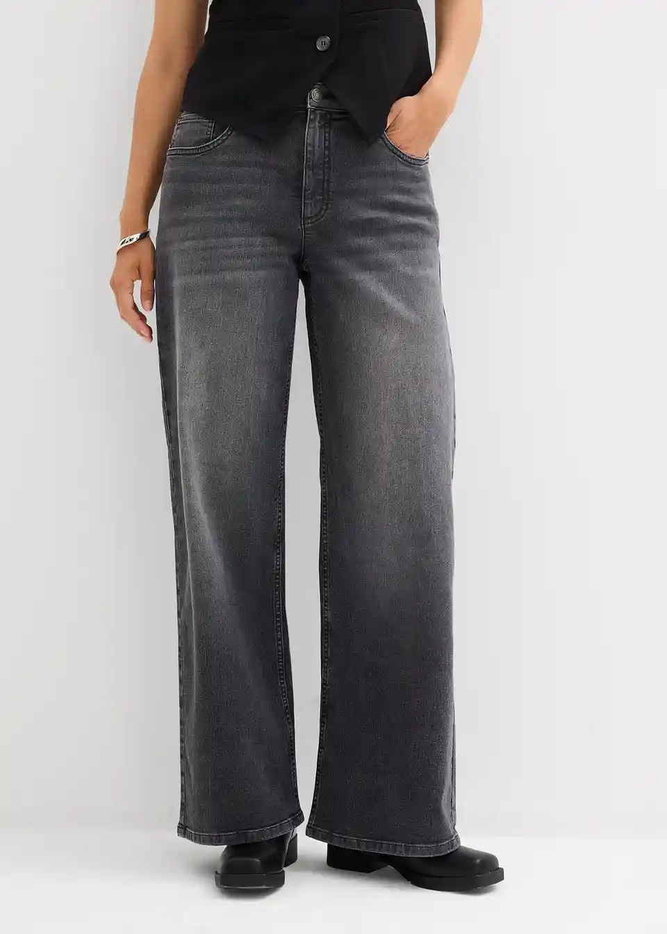Wide-Leg-Jeans, High Waist | Bonprix DE