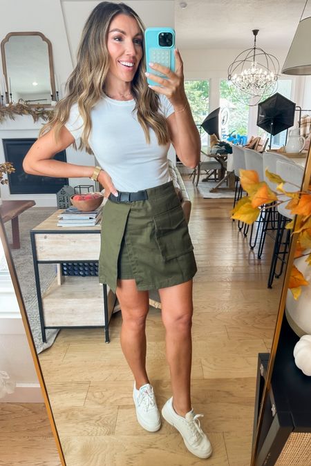 #amazon #casualoutfit #whattowear
Wearing size small in this Amazon skirt. The XS was too small! this bodysuit is one of my most worn and top selling items EVER on Amazon! 

#LTKunder50 #LTKstyletip #LTKFind
