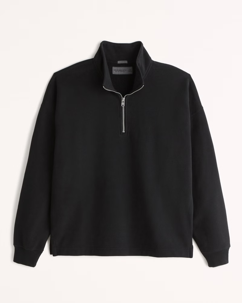 Essential Half-Zip Sweatshirt | Abercrombie & Fitch (US)