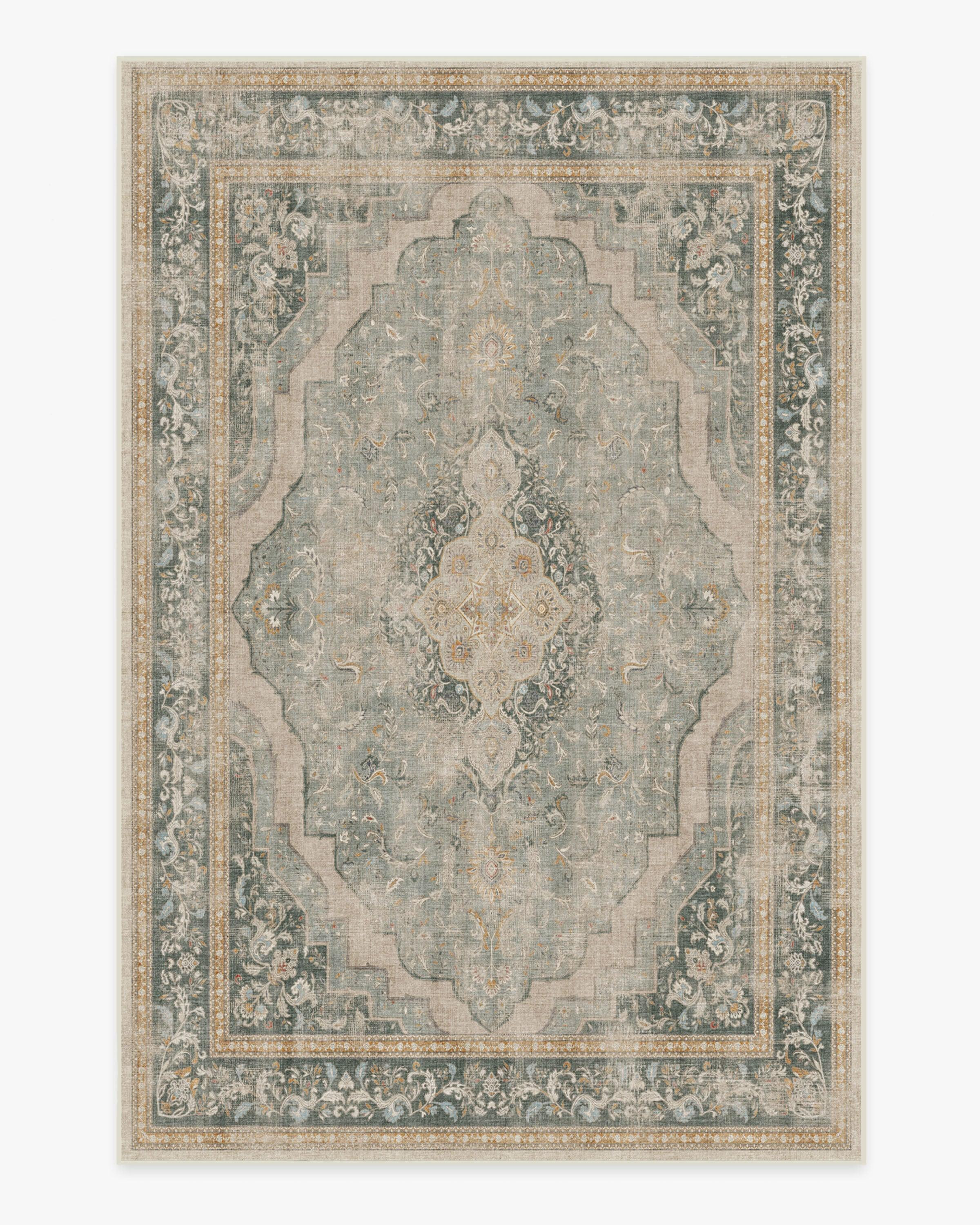 Adeline Natural Sage Tufted Rug | Ruggable