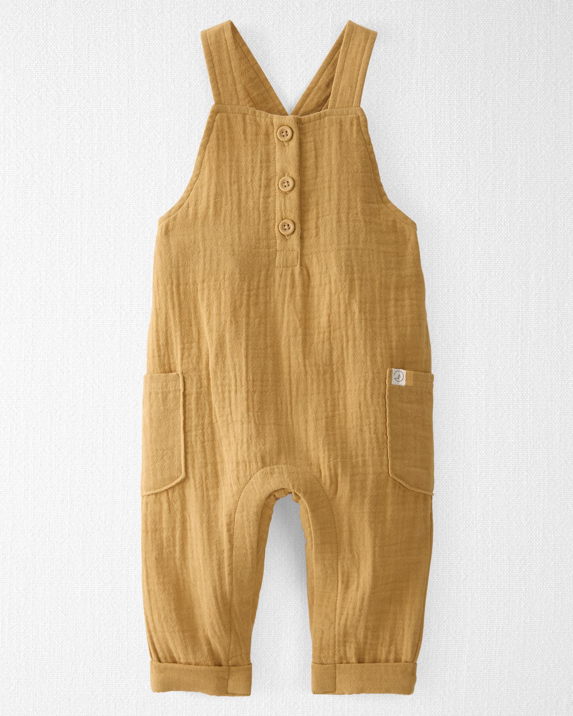 Organic Cotton Gauze Overalls - Easter Outfits, Baby Easter Outfits | Carter's