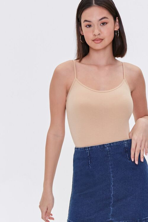 Organically Grown Cotton Scoop Neck Cami | Forever 21 (US)