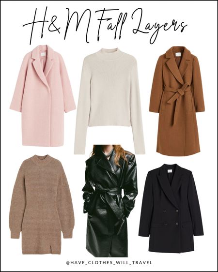 Favorite fall layers from H&M! New fall fashion finds, fall trench coat, fall coat, fall outfit ideas 

#LTKstyletip #LTKSeasonal