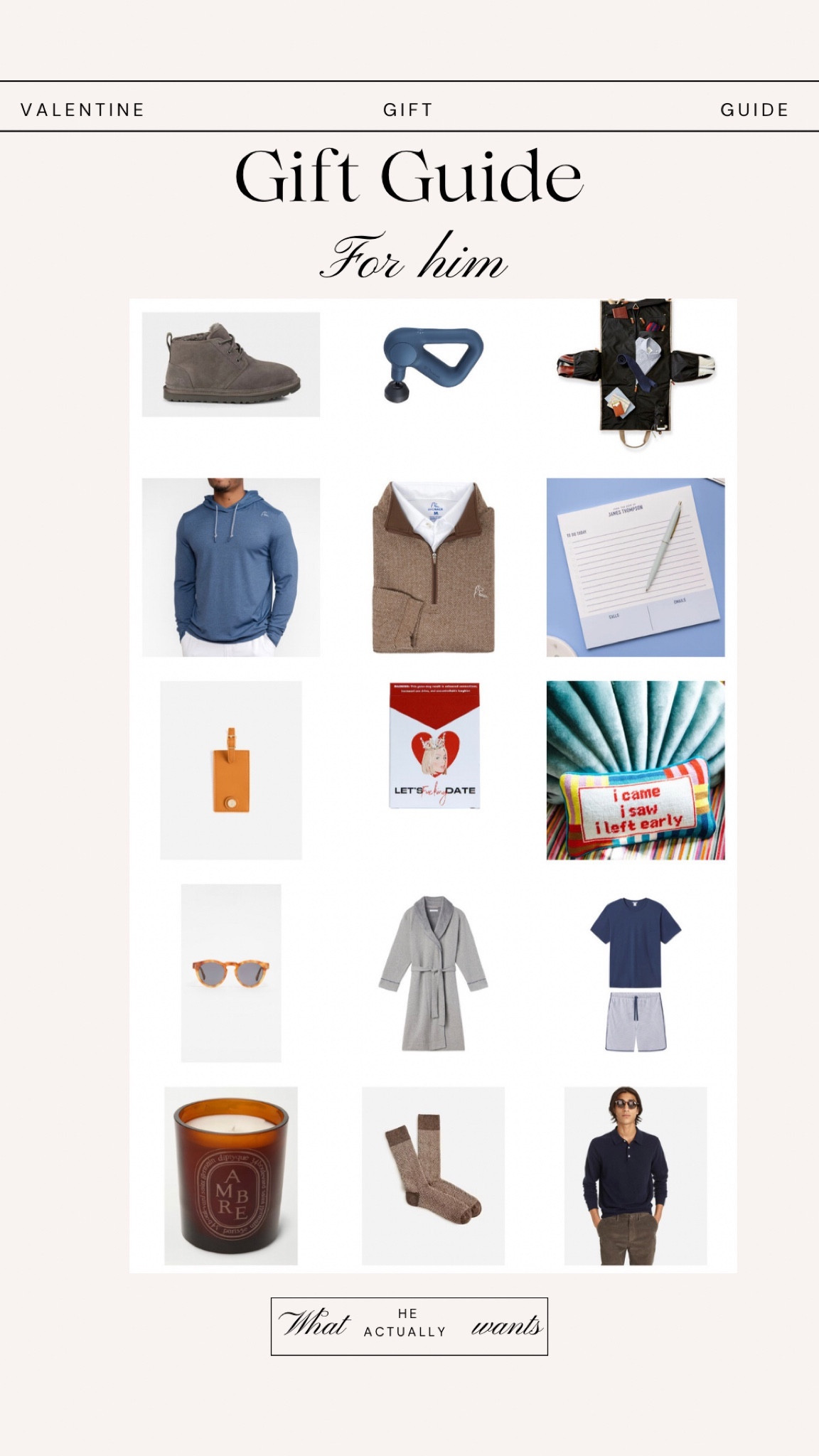 These Valentine’s gifts are husband approved! Get your hub a gift that is better than his team in the Super Bowl (or at least as good as a win in their season…)❤️💕❤️ #valentinesgiftguide #mensgifts #valentines

#LTKmens #LTKGiftGuide #LTKfamily