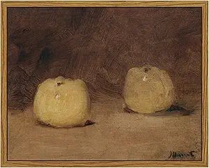 ARPEOTCY Vintage Still Life Wall Art, 8x10 inch Apple Framed Canvas Wall Art Decor, Farmhouse Wal... | Amazon (US)