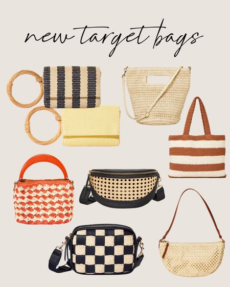 New Target Bags 🙌🏻🙌🏻

Purses, handbags, totes,
Woven totes 

#LTKitbag #LTKSeasonal #LTKstyletip