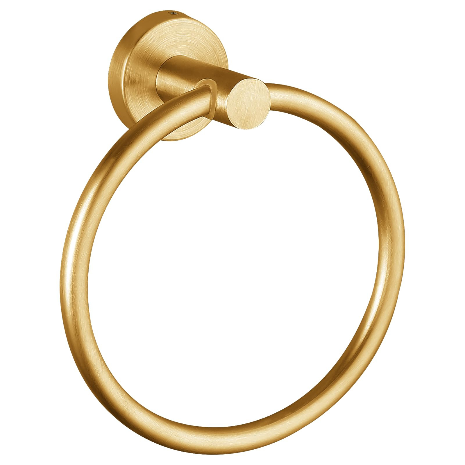 Towel Ring, Bathroom Hardware Accessories, Wall-Mounted Towel Ring, Simple Round Stainless Steel ... | Amazon (US)