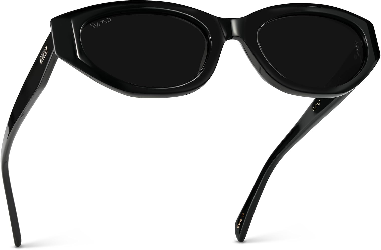 WearMe Pro - Women's Polarized Sunglasses, Narrow Fashion Cat-Eye Acetate Frame, Oval Lenses, Han... | Amazon (US)