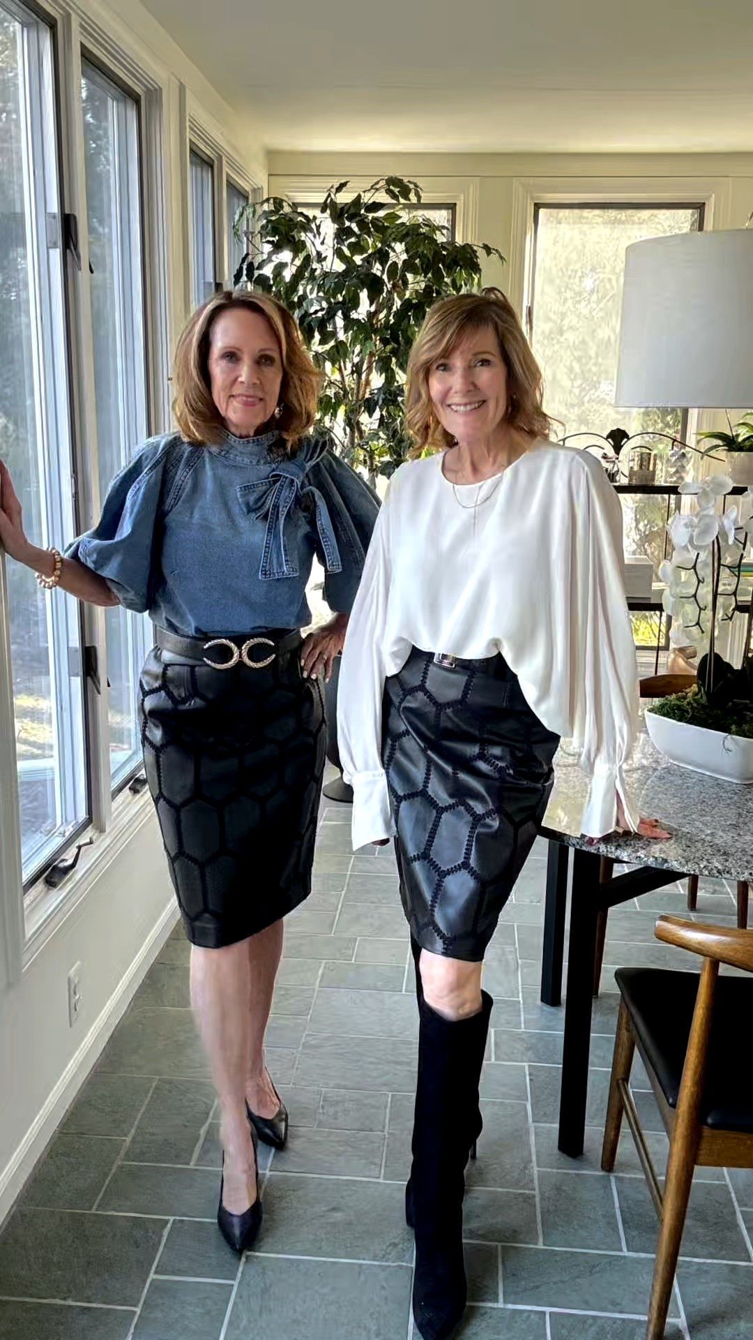 This skirt is great, on sale and sizes 0-14 are available.  Though it’s a final sale, don’t wait.  It’s a beauty.  Great 3 season pencil skirt.  
We have on size 2. 

#LTKFindsUnder100 #LTKWorkwear #LTKootd