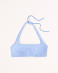 Terry 90s Halter Bralette Swim Top | Abercrombie & Fitch (US)