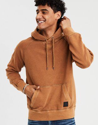 AE Distressed Pullover Hoodie | American Eagle Outfitters (US & CA)
